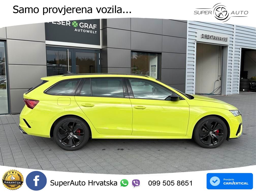 Škoda Octavia Combi RS 2.0 TDI (200 KS) DSG MATRIX+GR SJED+KAM
