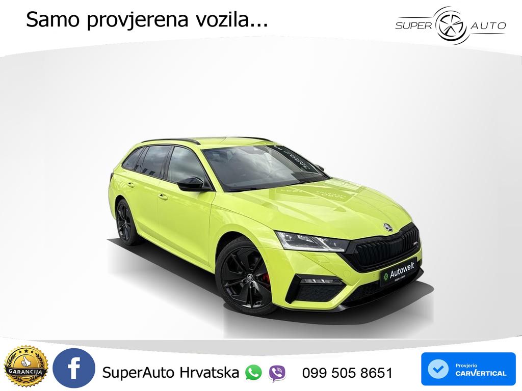 Škoda Octavia Combi RS 2.0 TDI (200 KS) DSG MATRIX+GR SJED+KAM