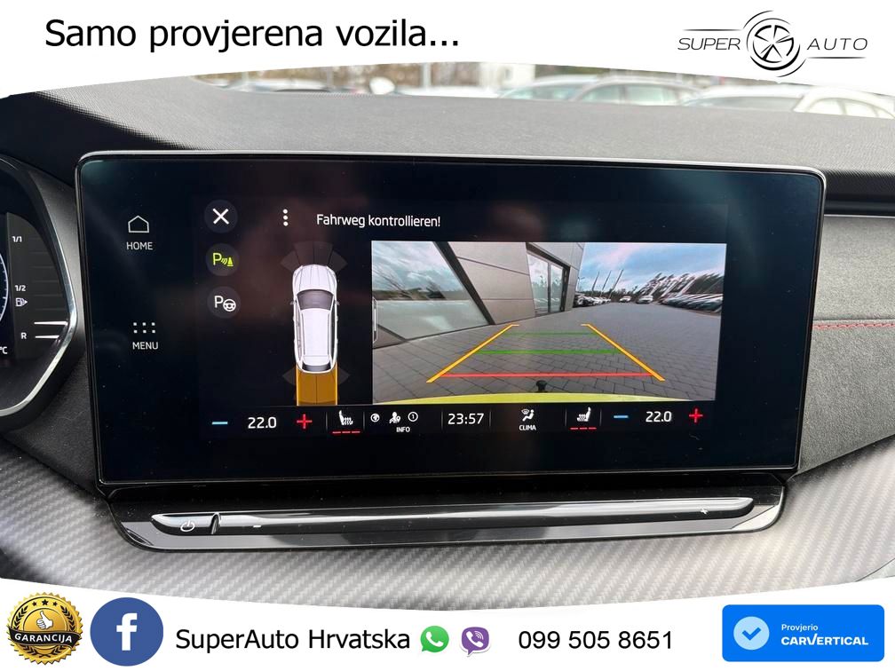 Škoda Octavia Combi RS 2.0 TDI (200 KS) DSG MATRIX+GR SJED+KAM