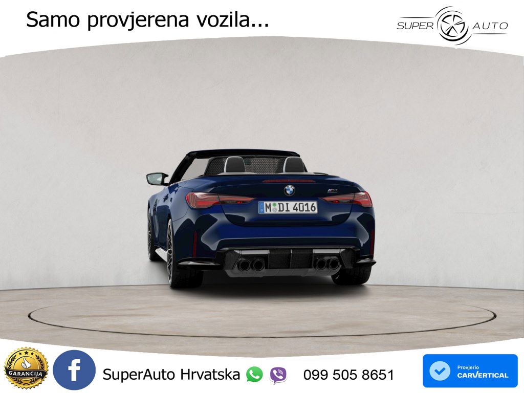 BMW M4 Convertible Competition 3.0 (530 KS) xDrive Steptronic LED+GR SJED+ACC