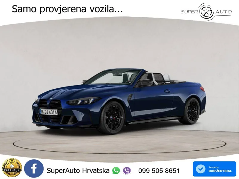BMW M4 Convertible Competition 3.0 (530 KS) xDrive Steptronic LED+GR SJED+ACC