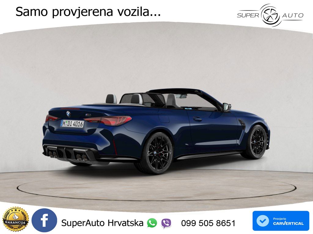 BMW M4 Convertible Competition 3.0 (530 KS) xDrive Steptronic LED+GR SJED+ACC