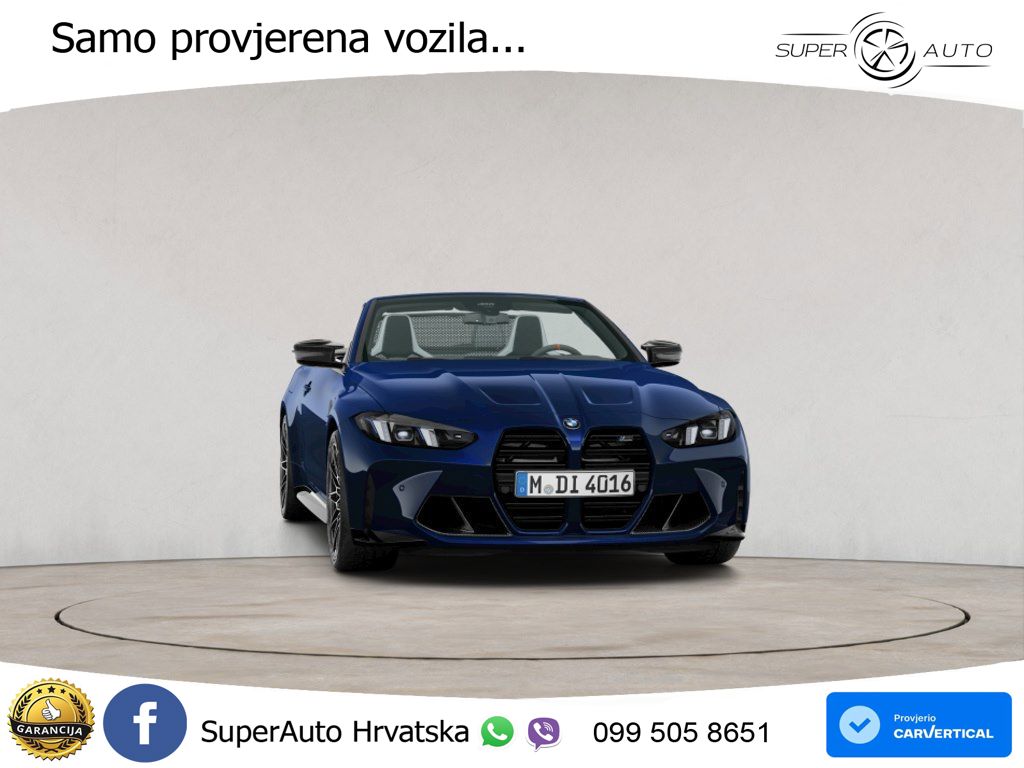 BMW M4 Convertible Competition 3.0 (530 KS) xDrive Steptronic LED+GR SJED+ACC
