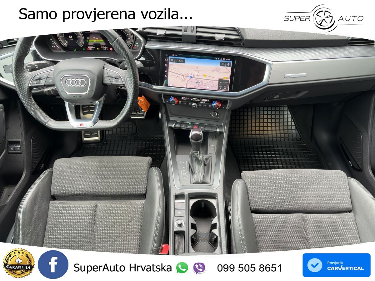 Audi Q3 45 TFSIe (245 KS) S tronic S line LED+GR SJED+ACC