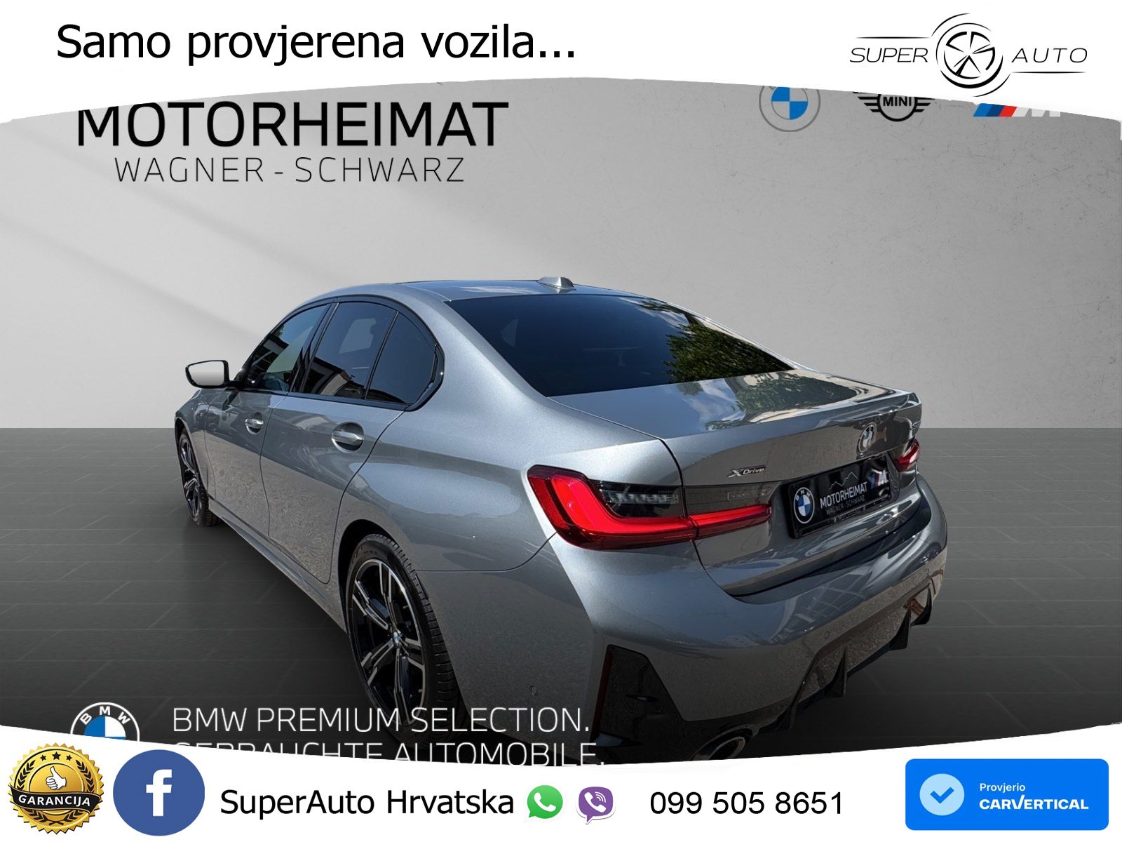 BMW 320d (190 KS) xDrive Steptronic M Sport LED+GR SJED+ACC