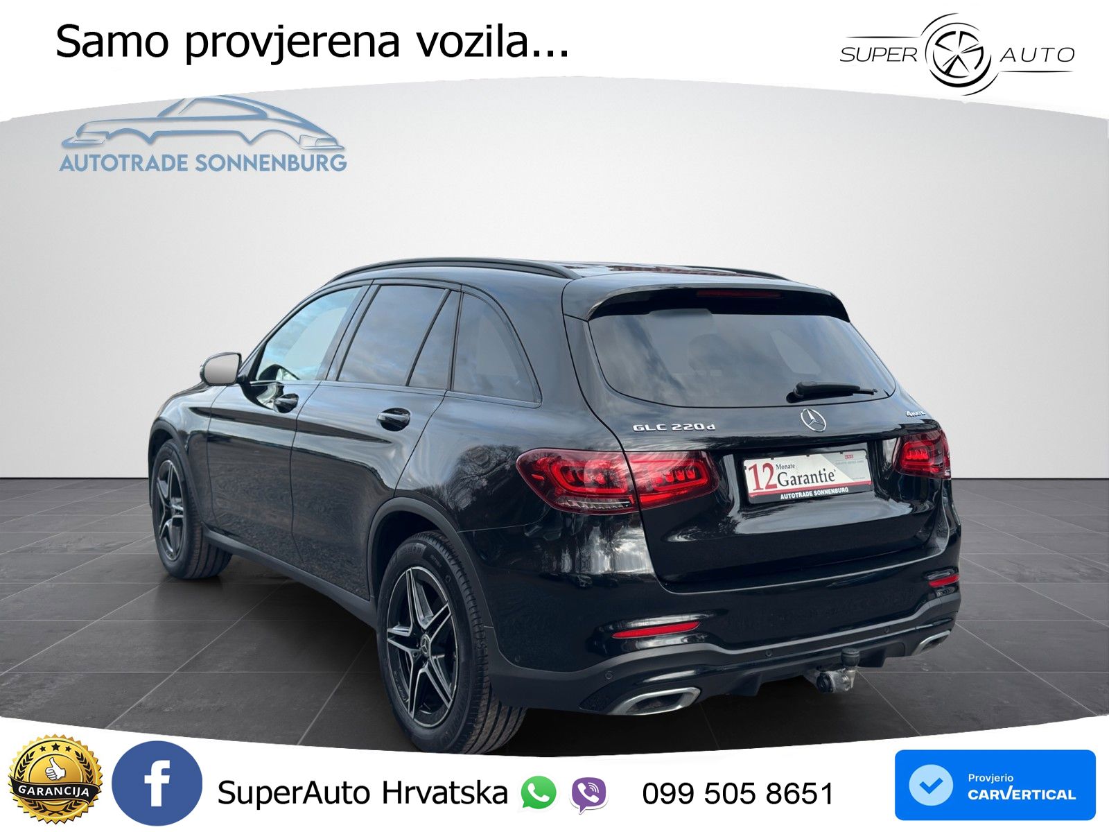 Mercedes GLC 220d (194 KS) 4MATIC G-TRONIC AMG LED+GR SJED+ACC