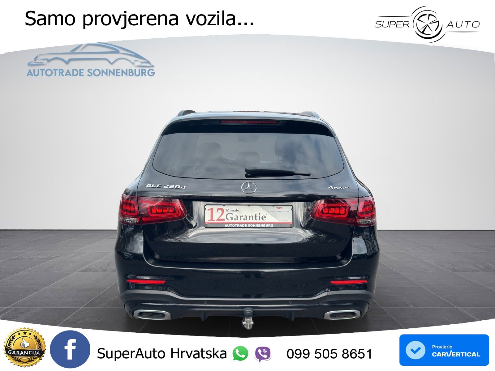 Mercedes GLC 220d (194 KS) 4MATIC G-TRONIC AMG LED+GR SJED+ACC
