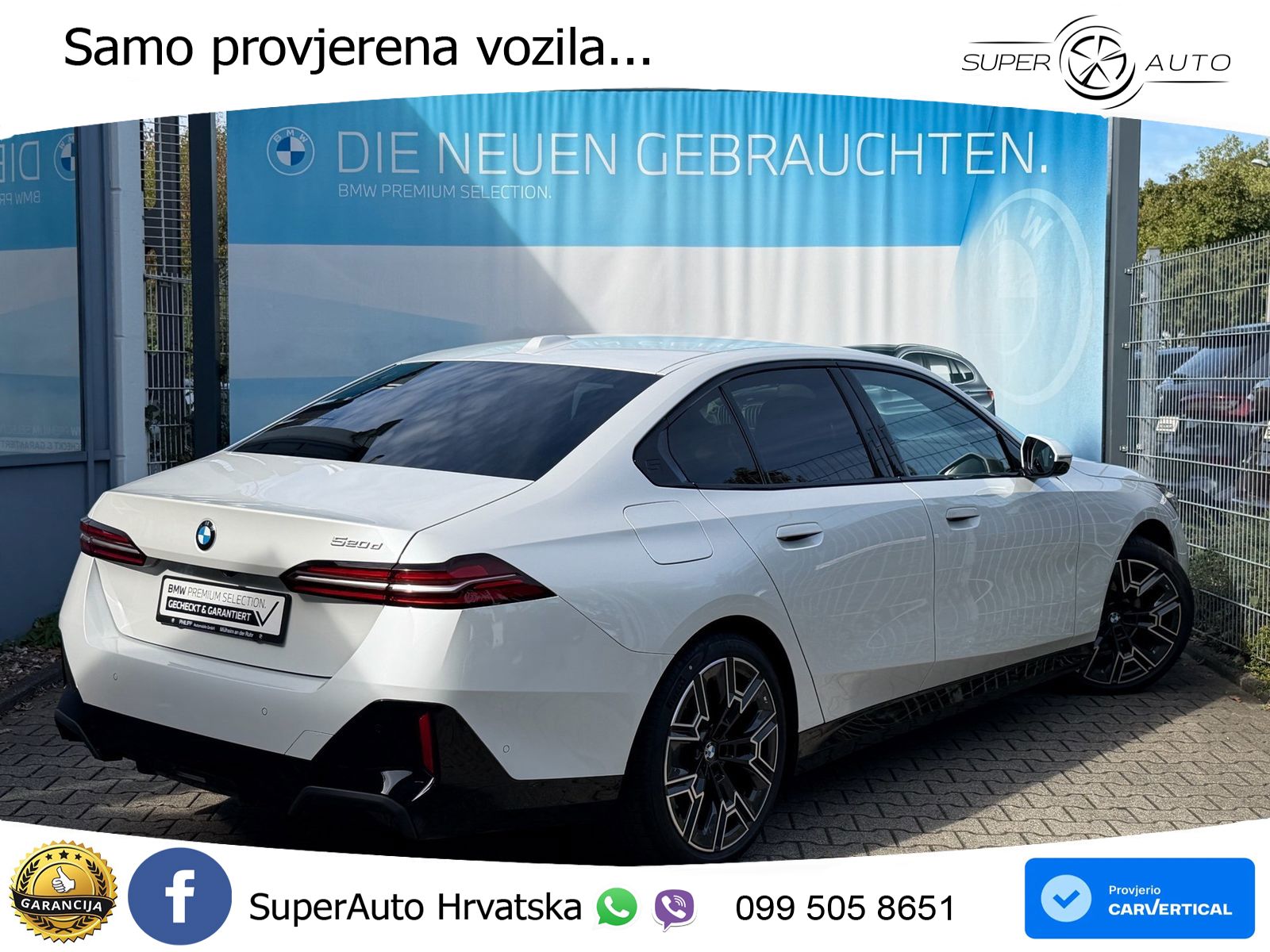 BMW 520d (197 KS) Steptronic M Sport LED+GR SJED+ACC