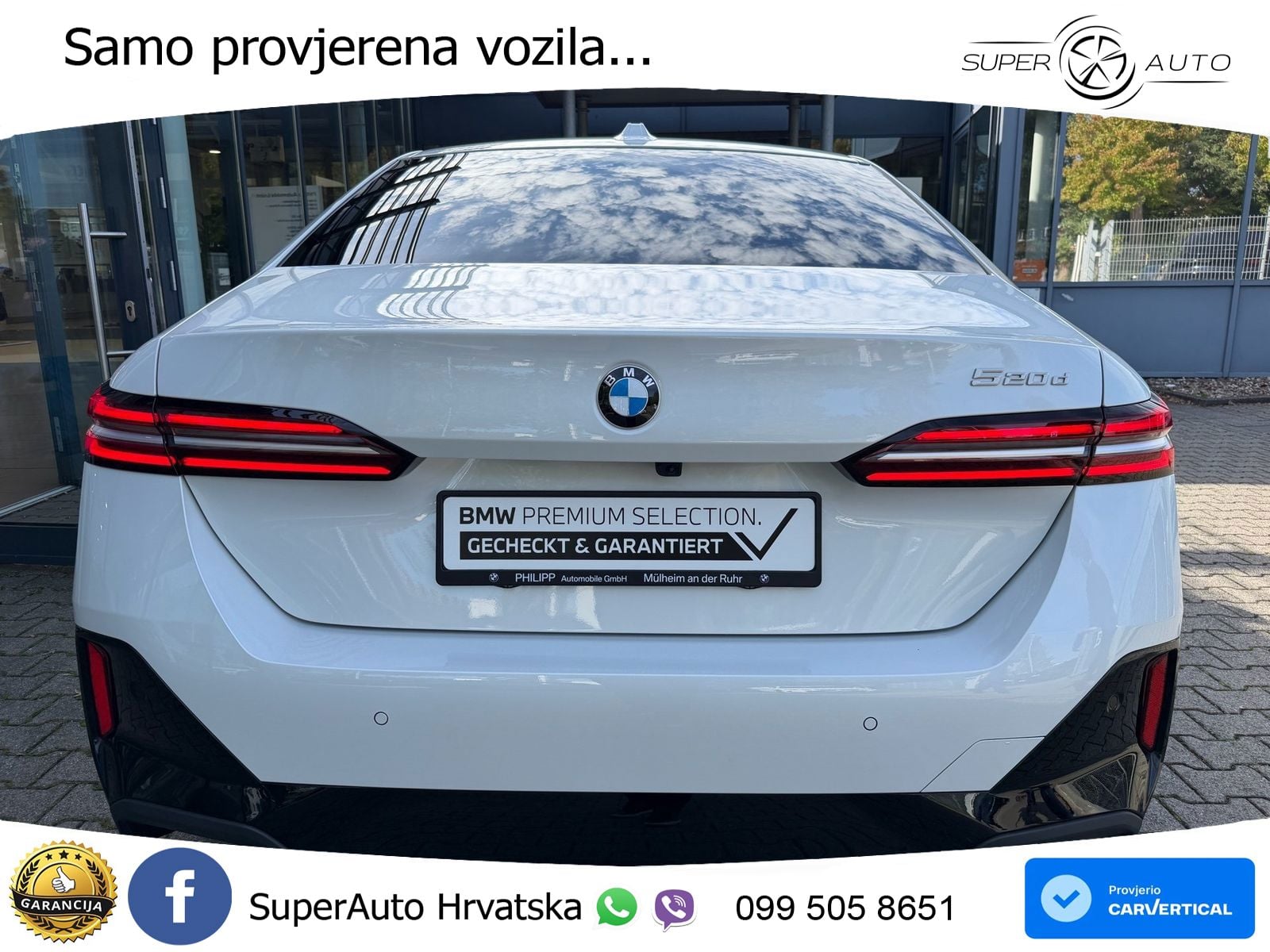 BMW 520d (197 KS) Steptronic M Sport LED+GR SJED+ACC
