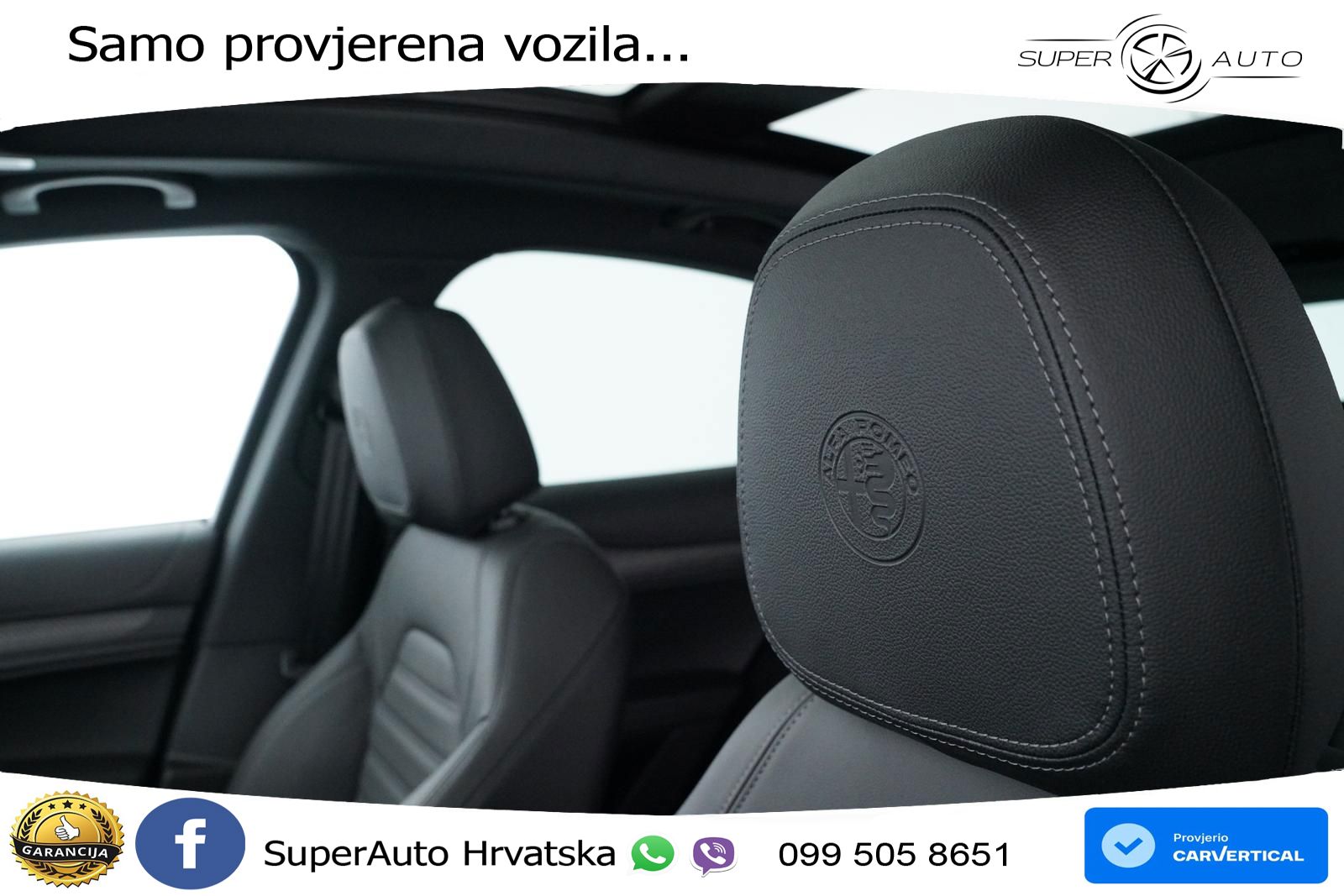 Alfa Romeo Stelvio Quadrifoglio 2.9 V6 Bi-Turbo (520 KS) Q4 Automatic LED+GR SJED+ACC