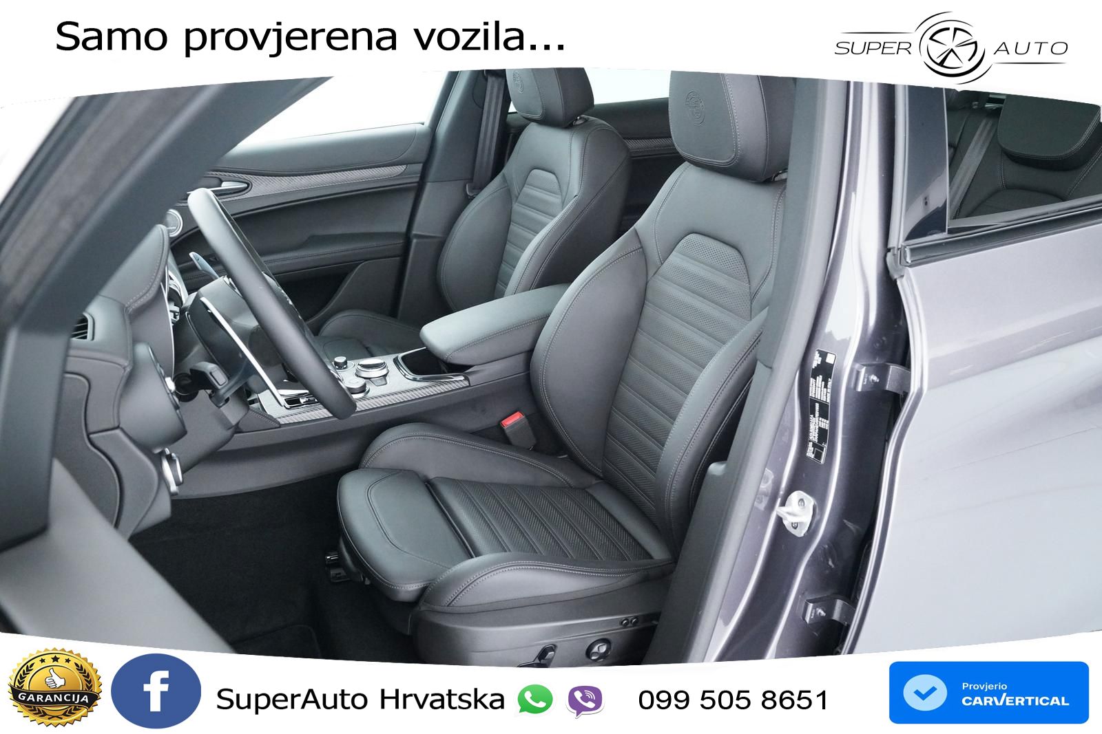 Alfa Romeo Stelvio Quadrifoglio 2.9 V6 Bi-Turbo (520 KS) Q4 Automatic LED+GR SJED+ACC