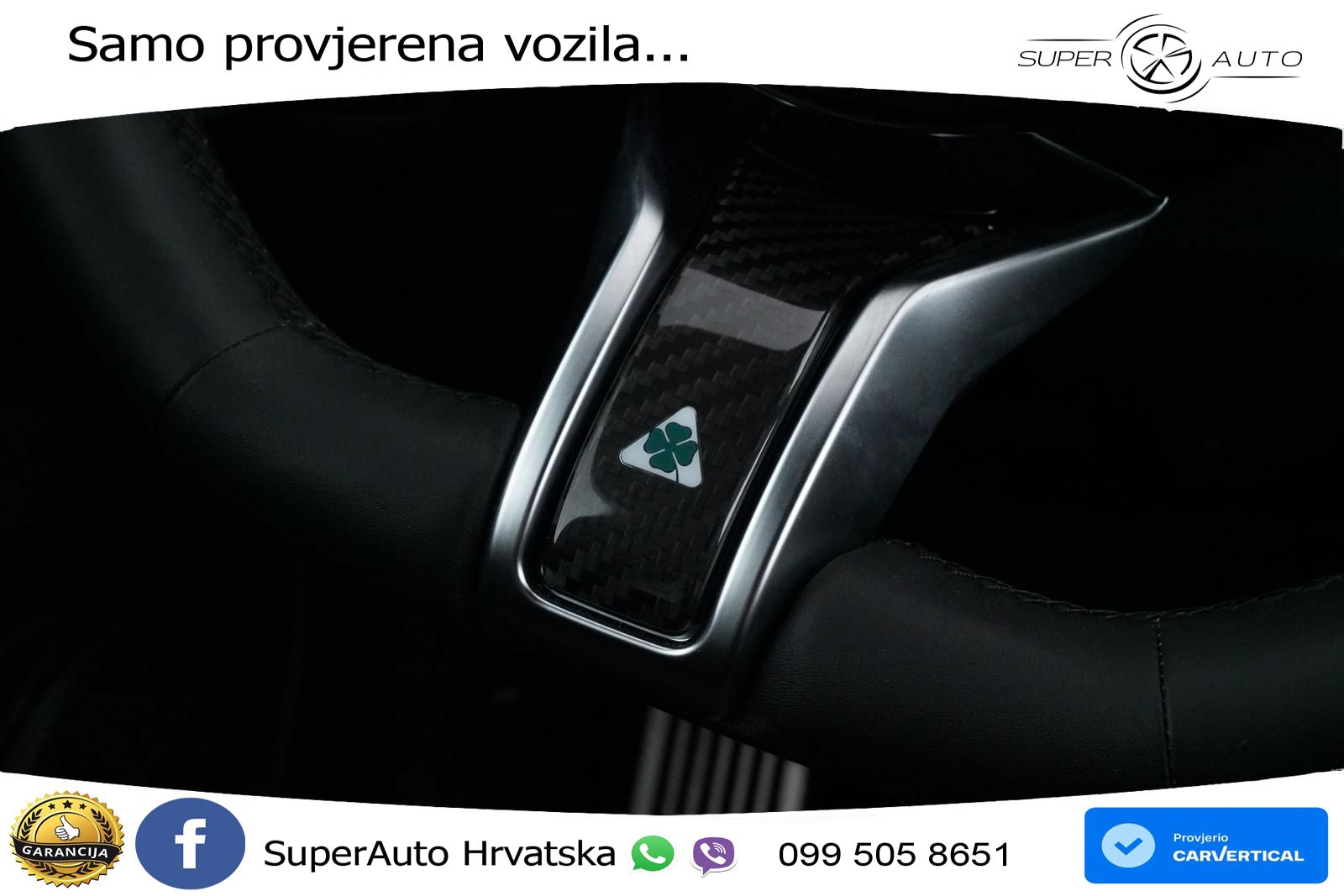 Alfa Romeo Stelvio Quadrifoglio 2.9 V6 Bi-Turbo (520 KS) Q4 Automatic LED+GR SJED+ACC
