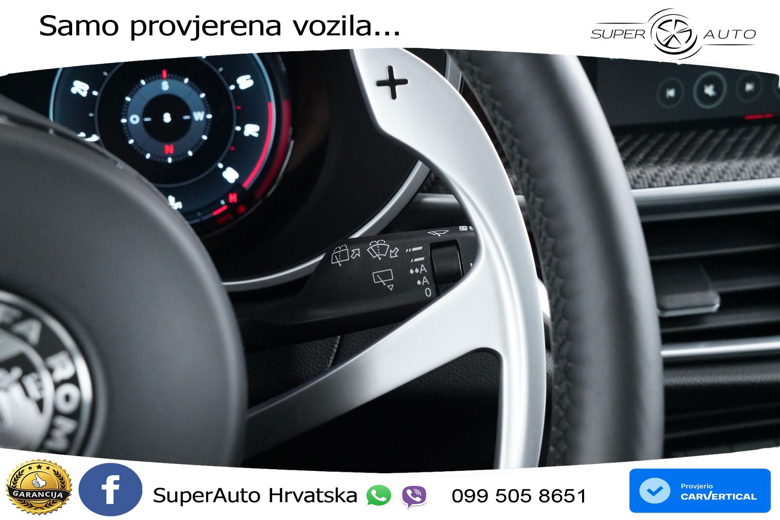 Alfa Romeo Stelvio Quadrifoglio 2.9 V6 Bi-Turbo (520 KS) Q4 Automatic LED+GR SJED+ACC