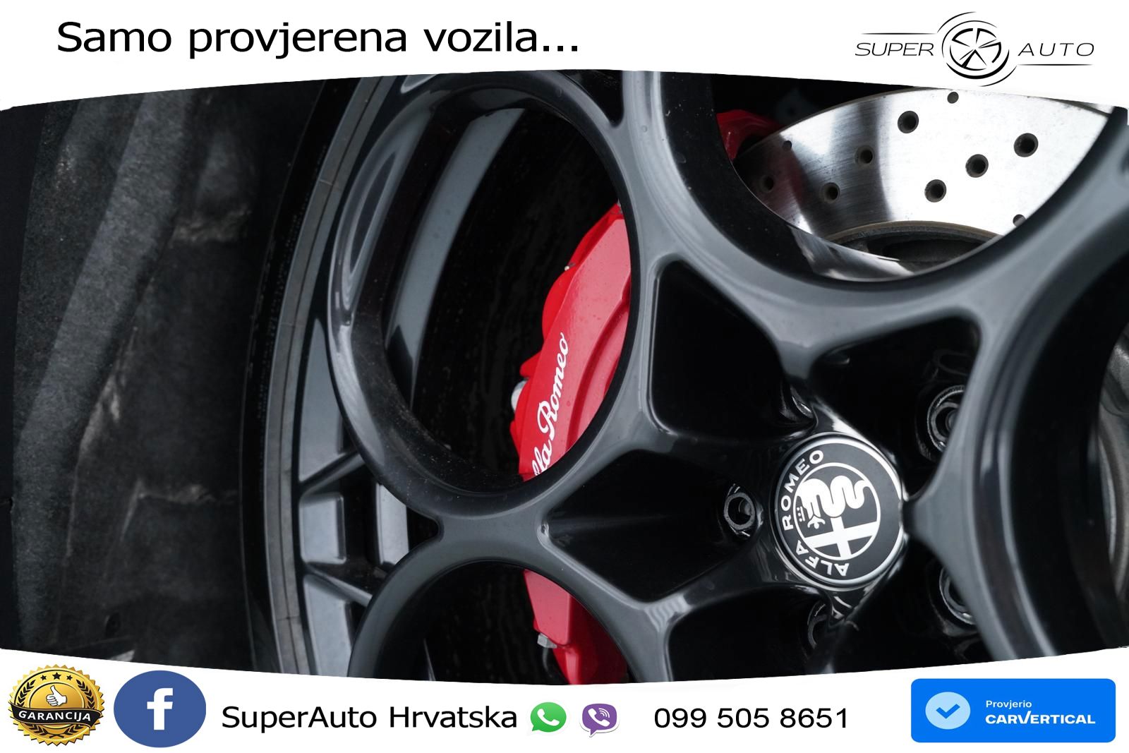 Alfa Romeo Stelvio Quadrifoglio 2.9 V6 Bi-Turbo (520 KS) Q4 Automatic LED+GR SJED+ACC