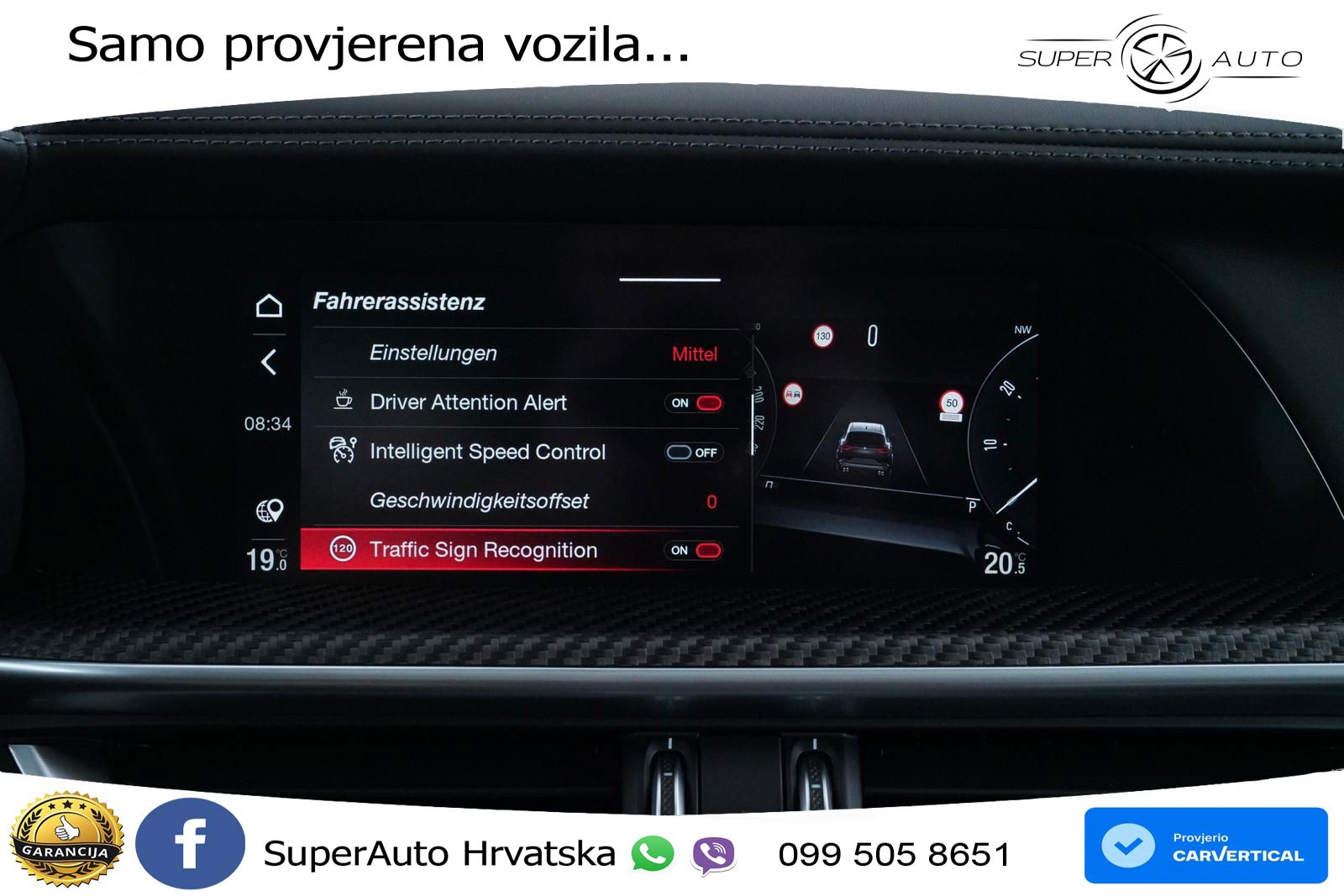 Alfa Romeo Stelvio Quadrifoglio 2.9 V6 Bi-Turbo (520 KS) Q4 Automatic LED+GR SJED+ACC