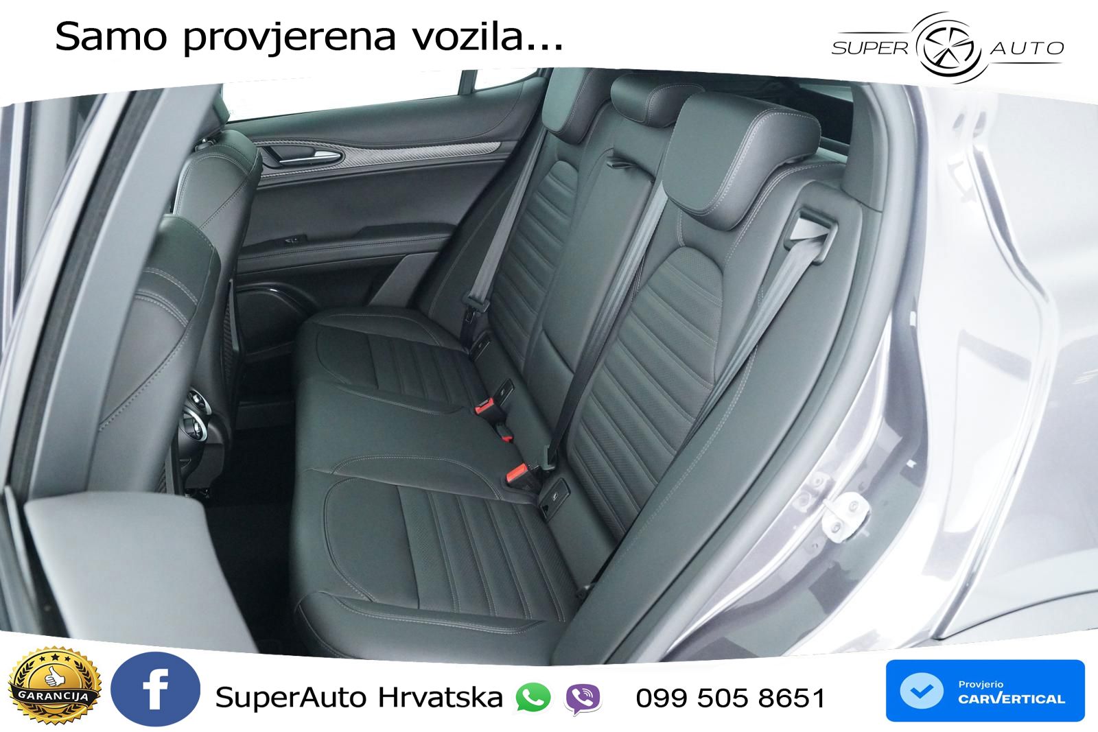 Alfa Romeo Stelvio Quadrifoglio 2.9 V6 Bi-Turbo (520 KS) Q4 Automatic LED+GR SJED+ACC