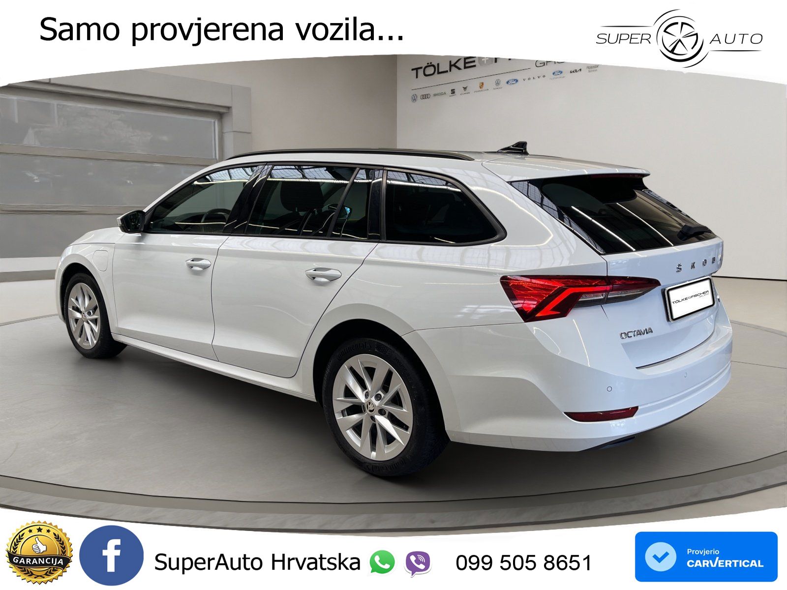 Škoda Octavia Combi iV 1.4 TSI (204 KS) DSG LED+GR SJED+ACC