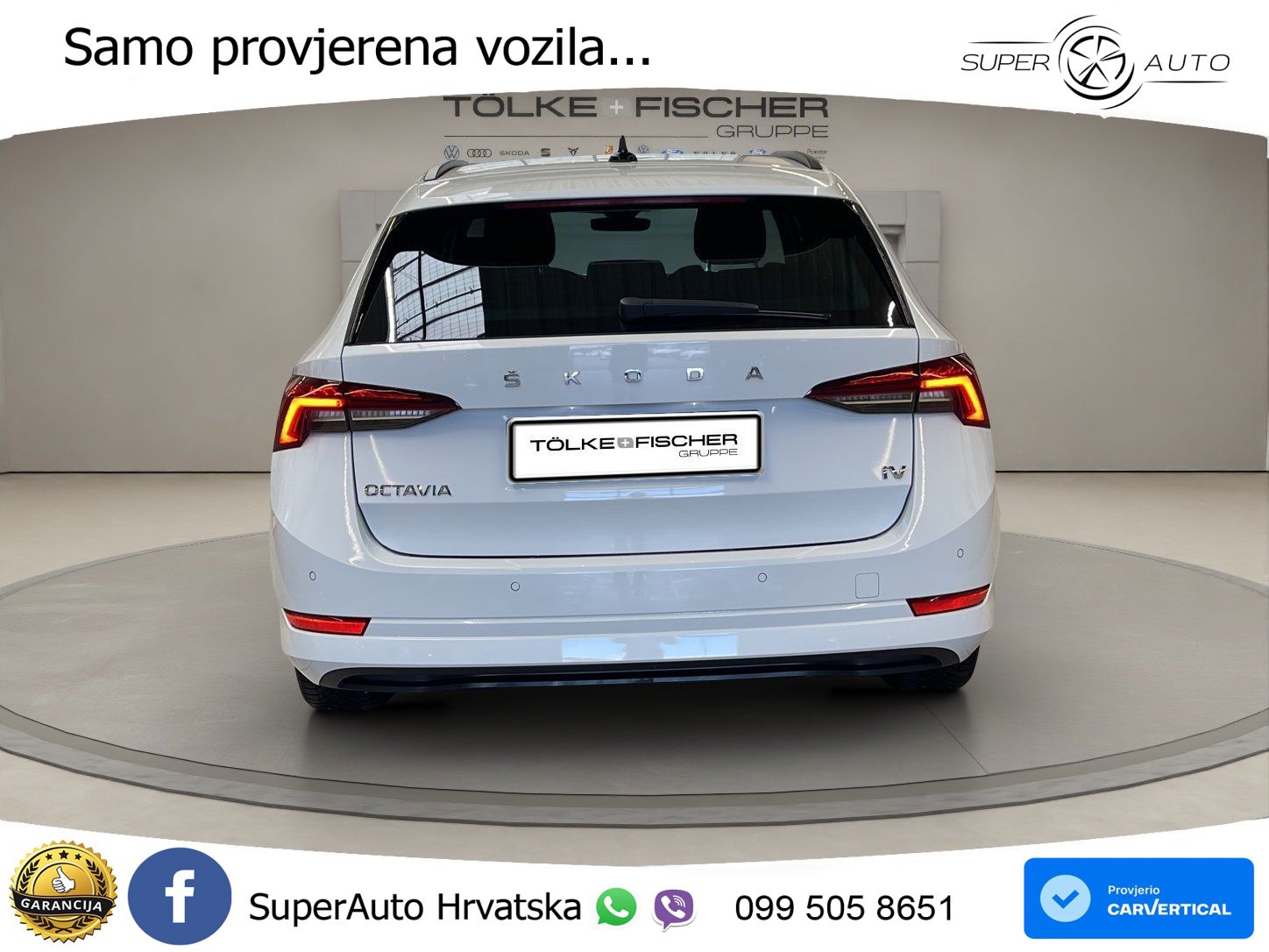 Škoda Octavia Combi iV 1.4 TSI (204 KS) DSG LED+GR SJED+ACC