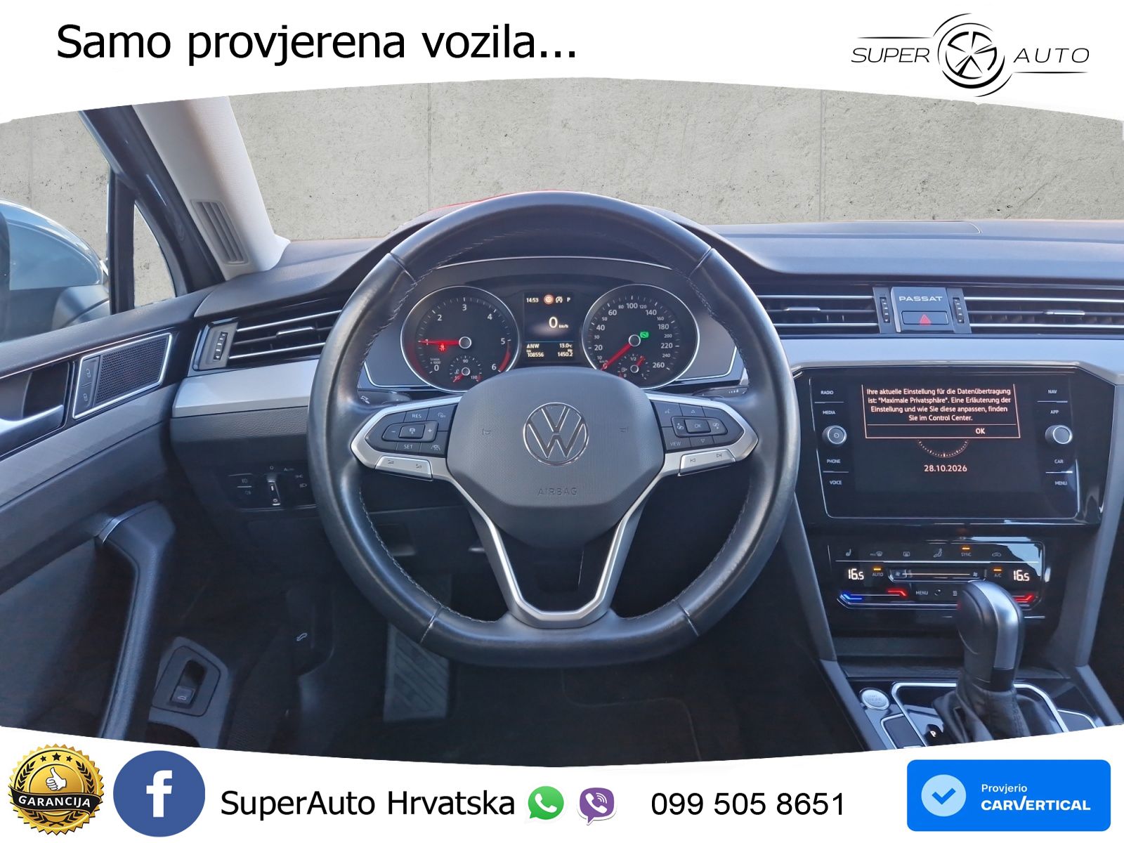 Volkswagen Passat Variant 2.0 TDI (150 KS) DSG Business LED+GR SJED+ACC