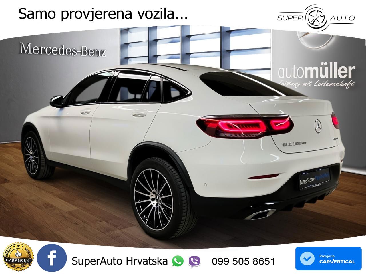 Mercedes GLC 300de (306 KS) 4MATIC 9G-TRONIC Night paket LED+GR SJED+ACC