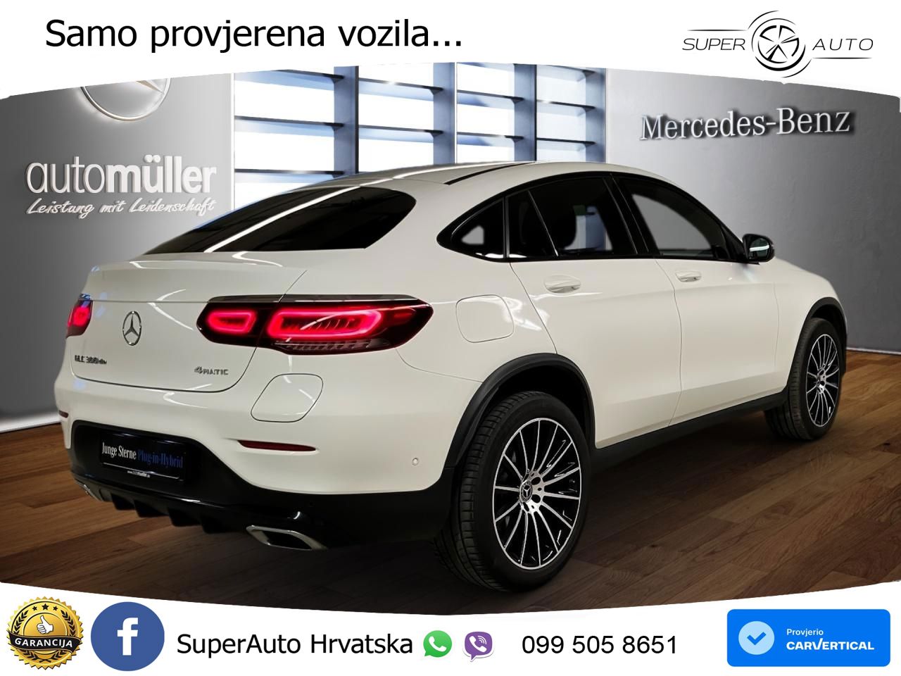 Mercedes GLC 300de (306 KS) 4MATIC 9G-TRONIC Night paket LED+GR SJED+ACC