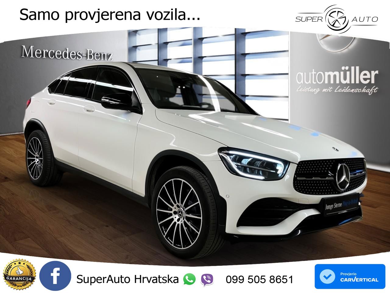 Mercedes GLC 300de (306 KS) 4MATIC 9G-TRONIC Night paket LED+GR SJED+ACC