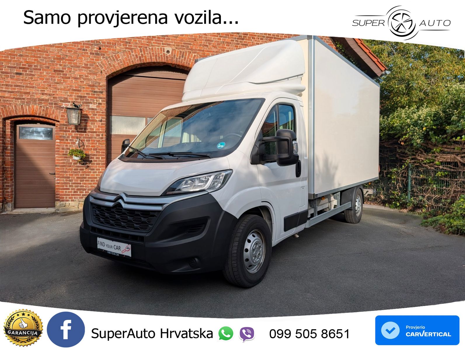 Citroën Jumper 165 Koffer mit LBW 165 KS