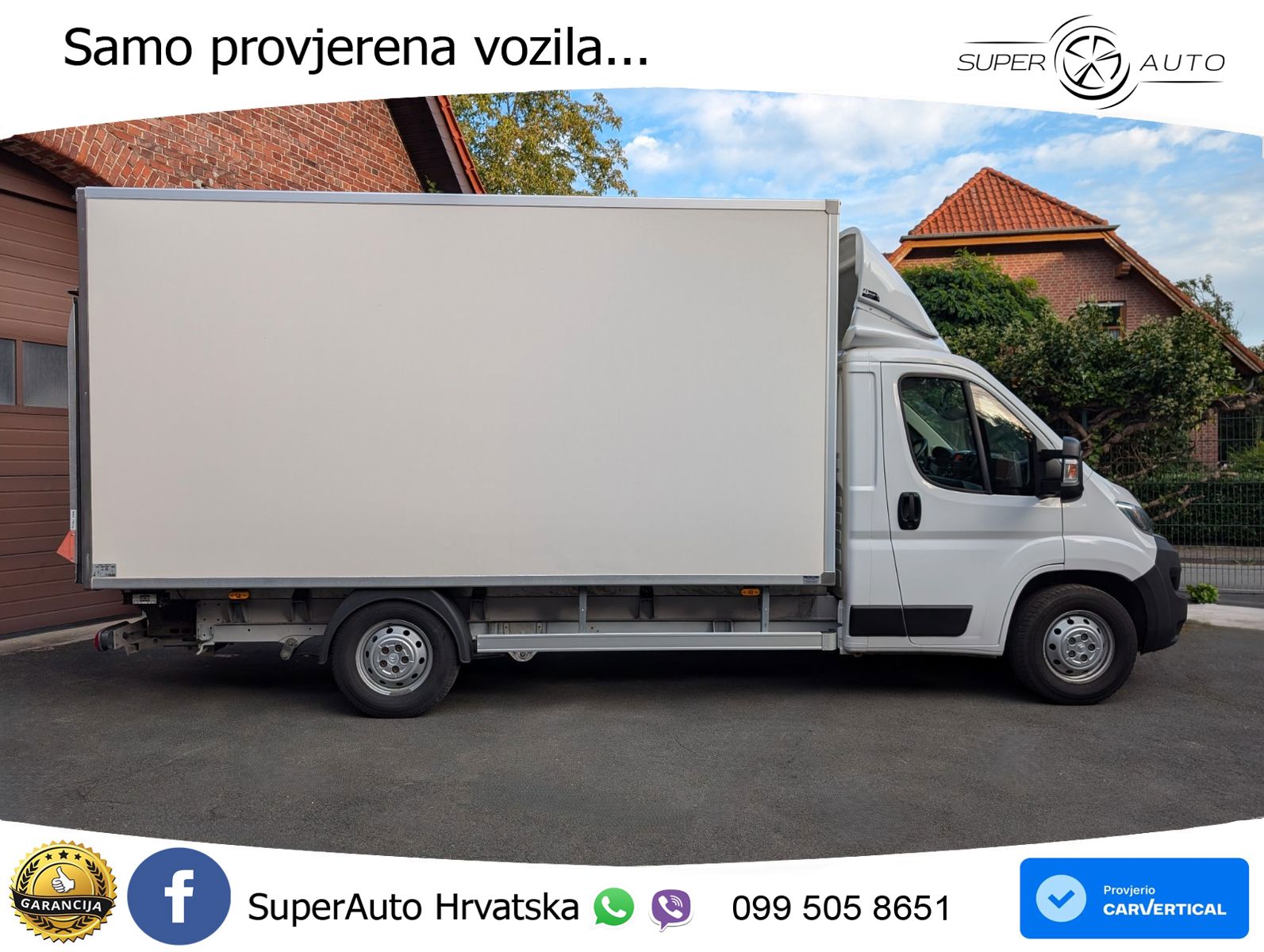 Citroën Jumper 165 Koffer mit LBW 165 KS