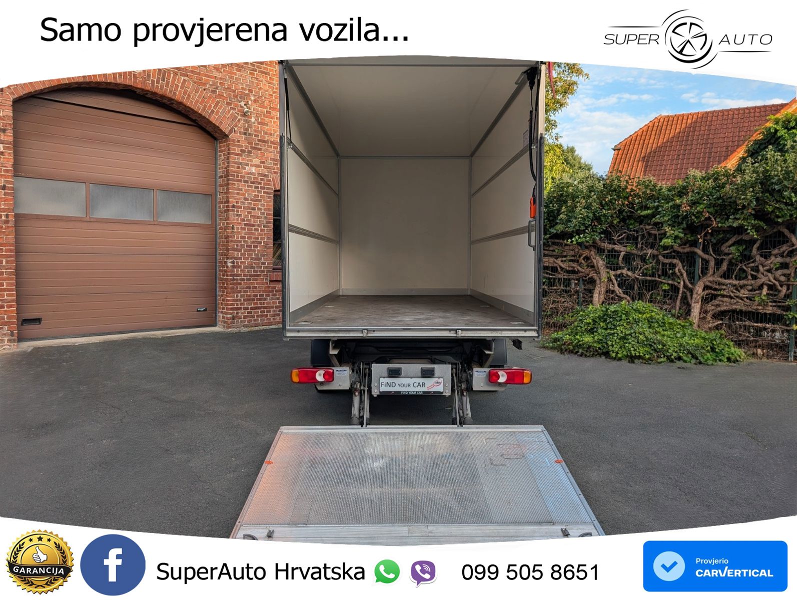 Citroën Jumper 165 Koffer mit LBW 165 KS