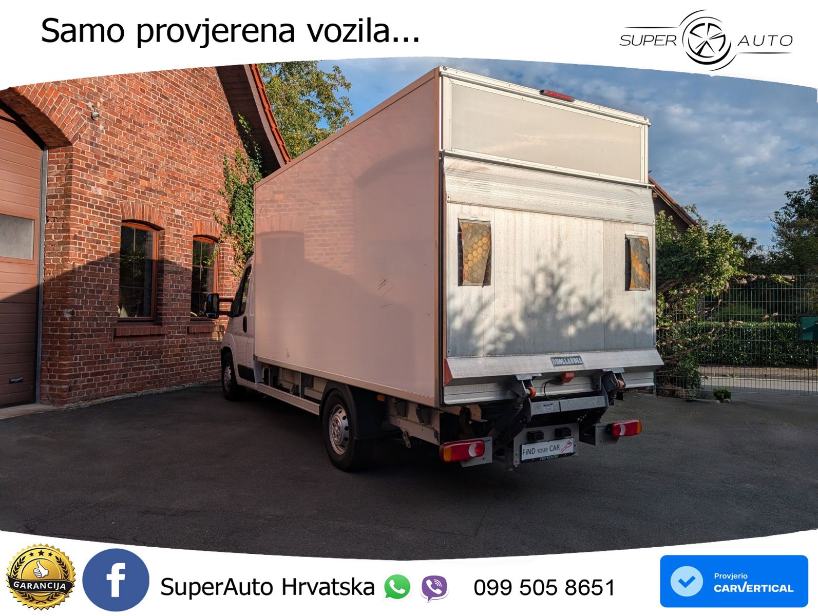Citroën Jumper 165 Koffer mit LBW 165 KS