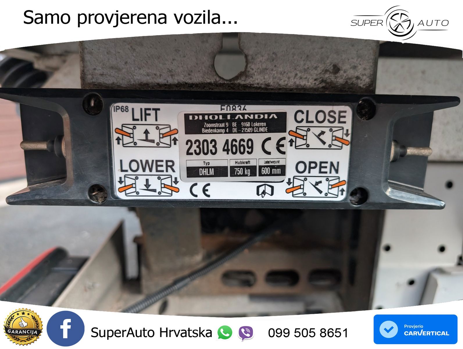 Citroën Jumper 165 Koffer mit LBW 165 KS