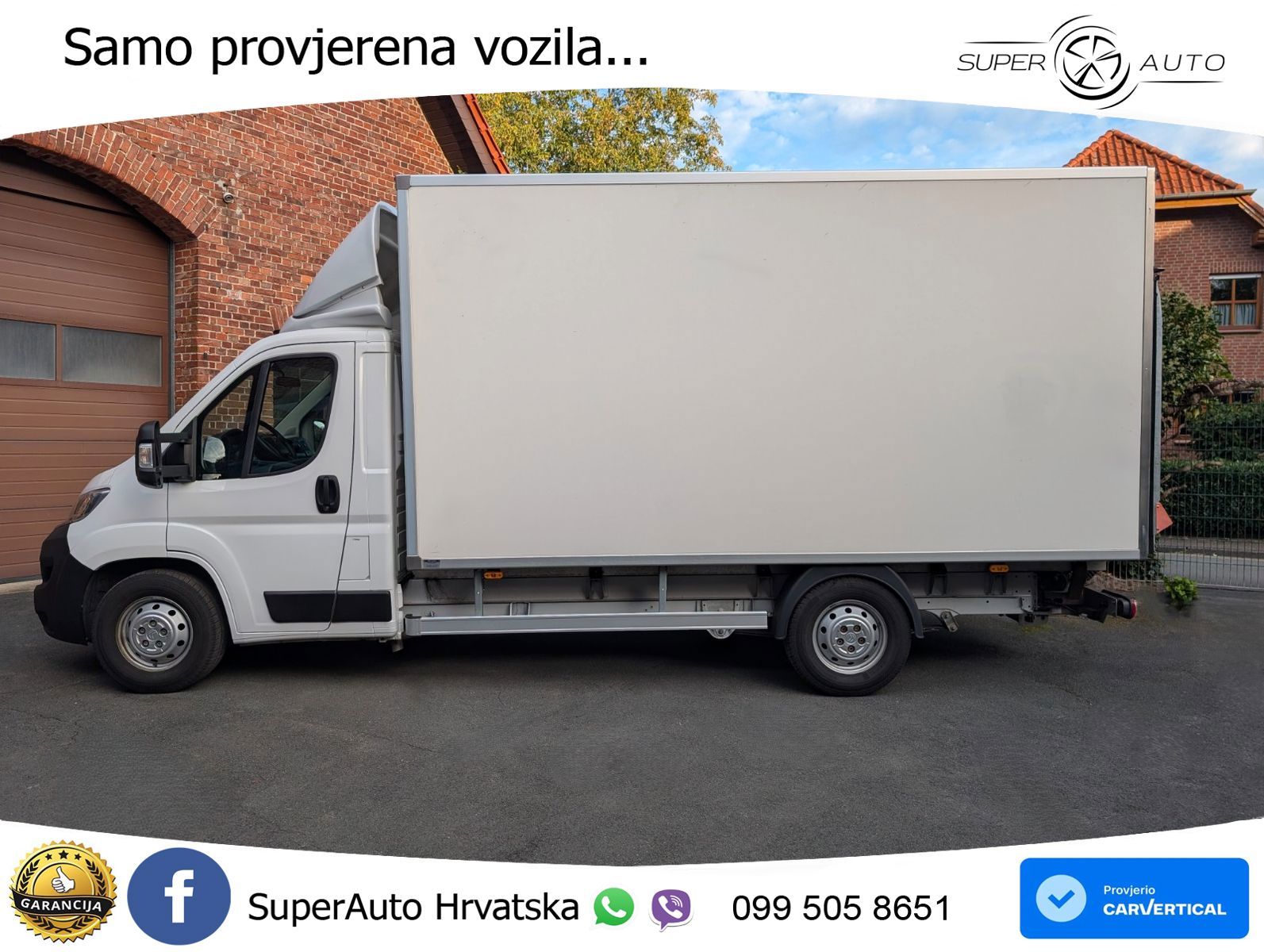 Citroën Jumper 165 Koffer mit LBW 165 KS