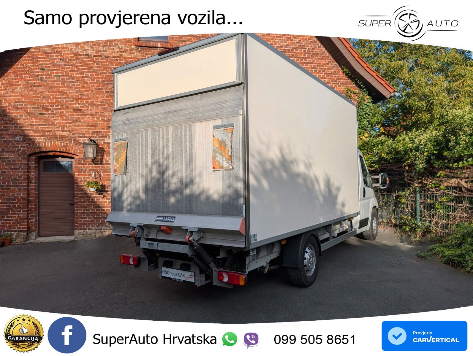 Citroën Jumper 165 Koffer mit LBW 165 KS