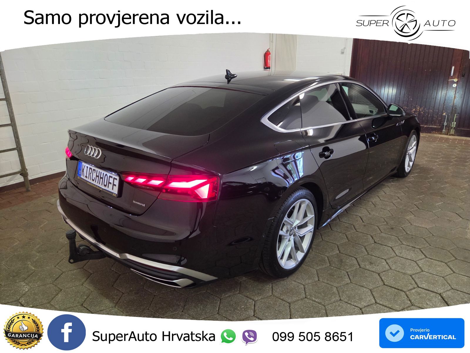 Audi A5 Sportback 40 TDI (190 KS) quattro ultra S tronic S line LED+GR SJED+ACC