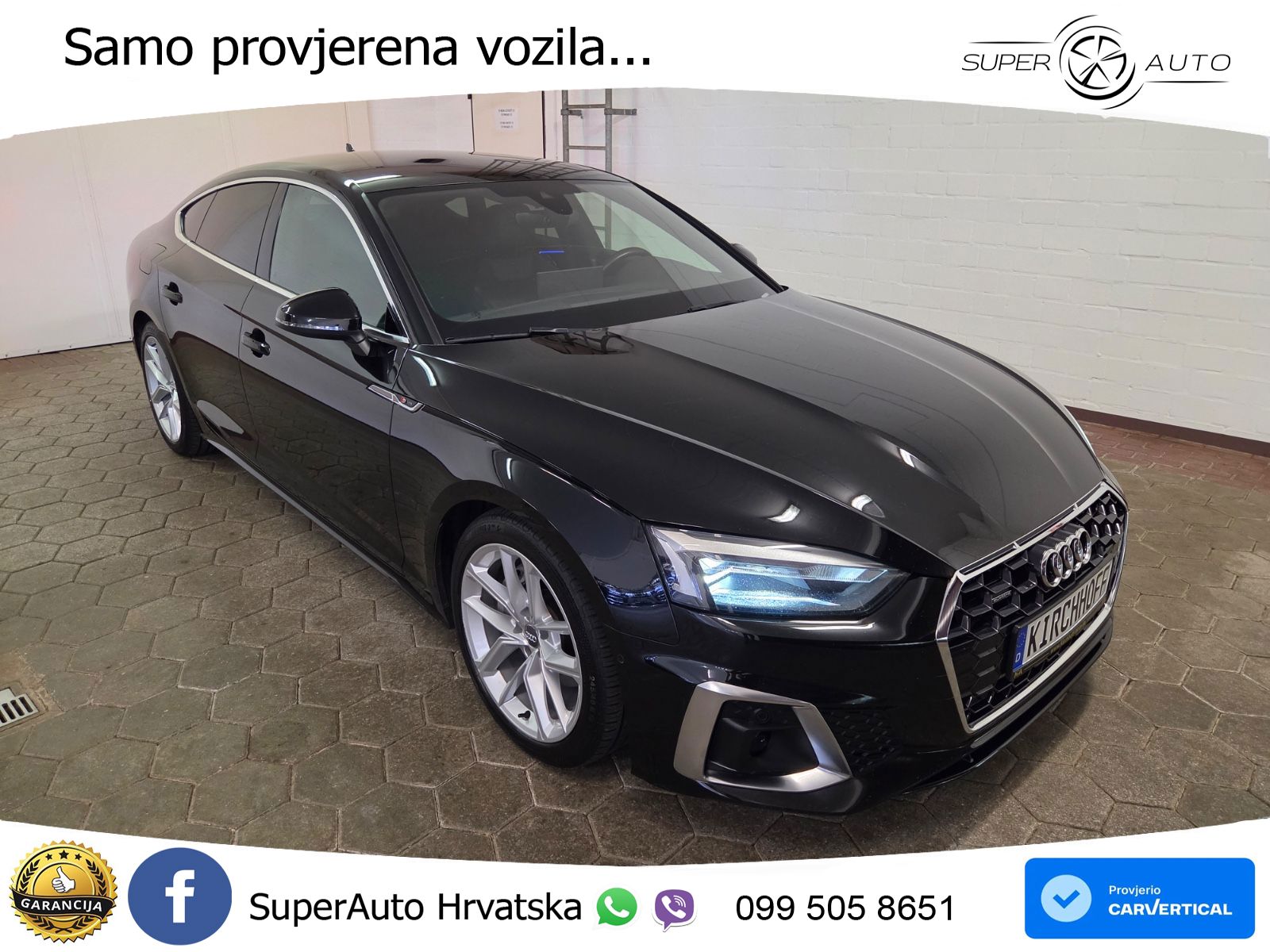 Audi A5 Sportback 40 TDI (190 KS) quattro ultra S tronic S line LED+GR SJED+ACC
