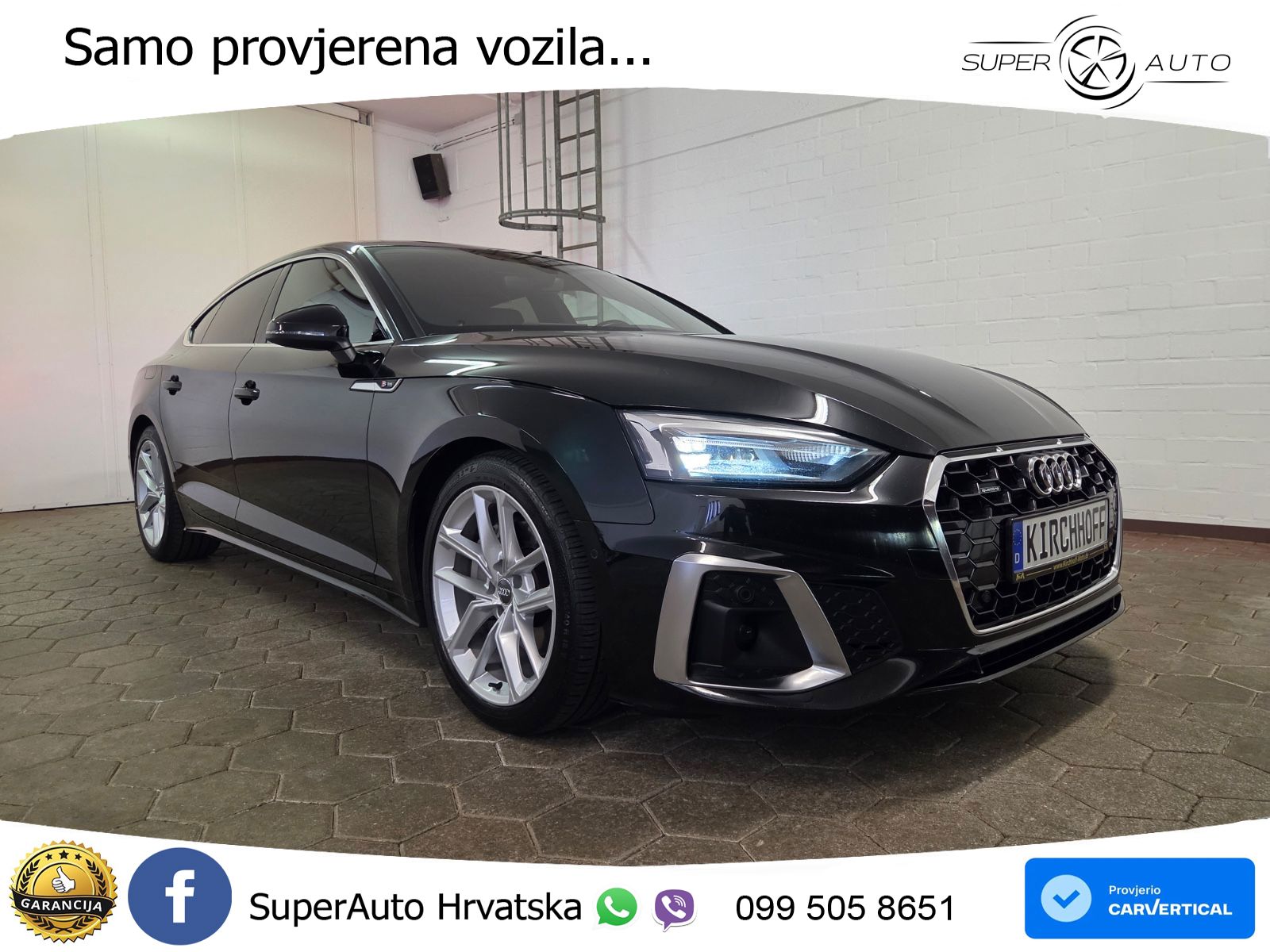 Audi A5 Sportback 40 TDI (190 KS) quattro ultra S tronic S line LED+GR SJED+ACC