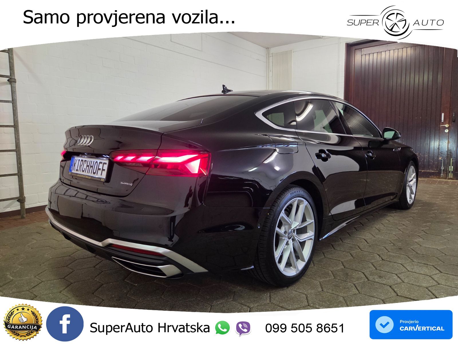Audi A5 Sportback 40 TDI (190 KS) quattro ultra S tronic S line LED+GR SJED+ACC