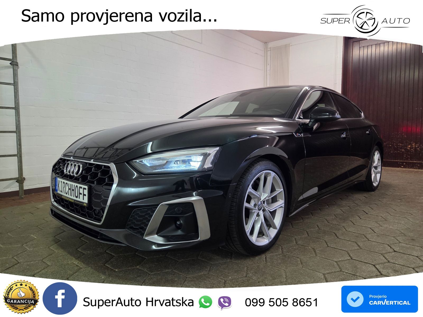 Audi A5 Sportback 40 TDI (190 KS) quattro ultra S tronic S line LED+GR SJED+ACC
