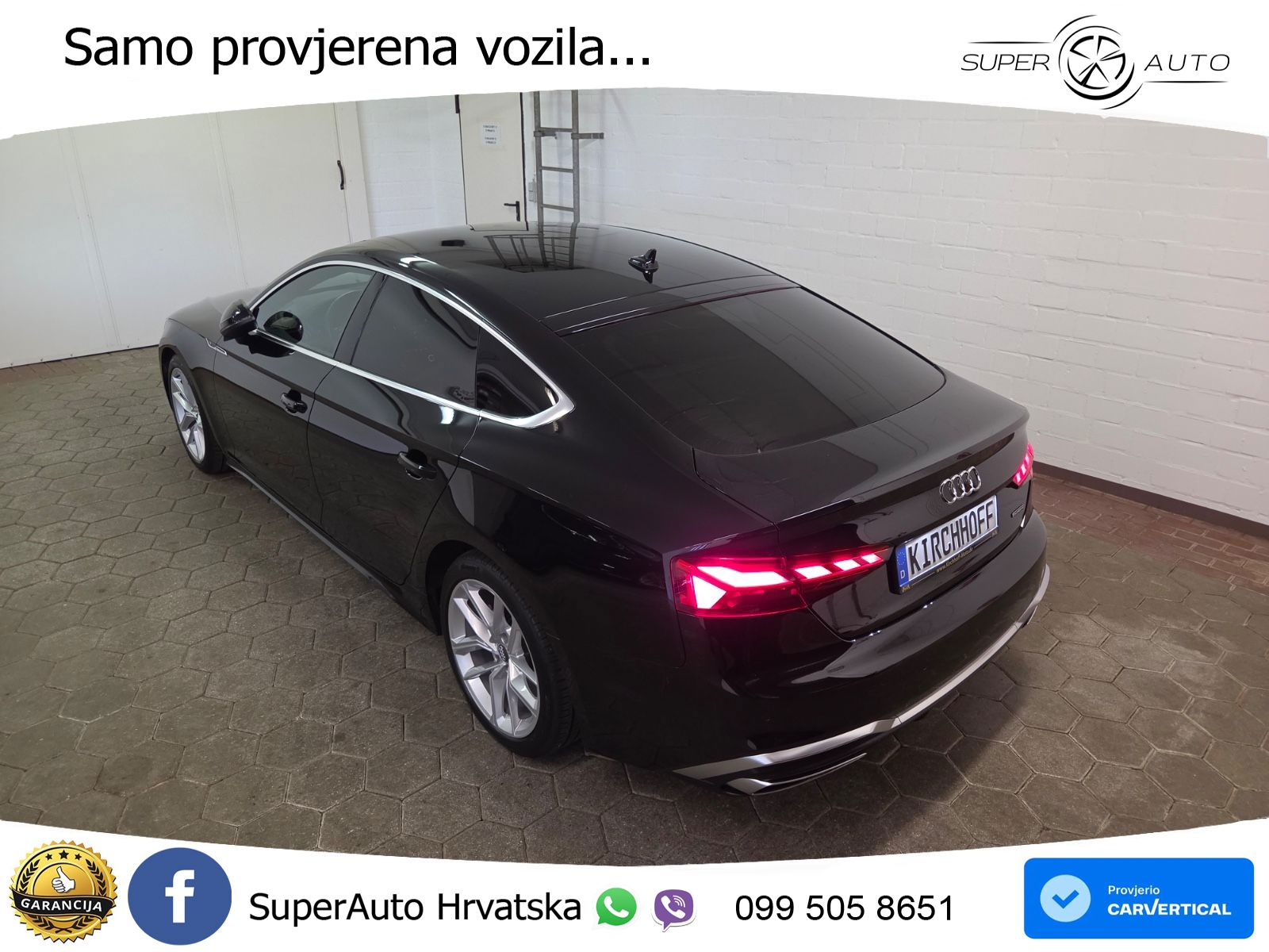 Audi A5 Sportback 40 TDI (190 KS) quattro ultra S tronic S line LED+GR SJED+ACC