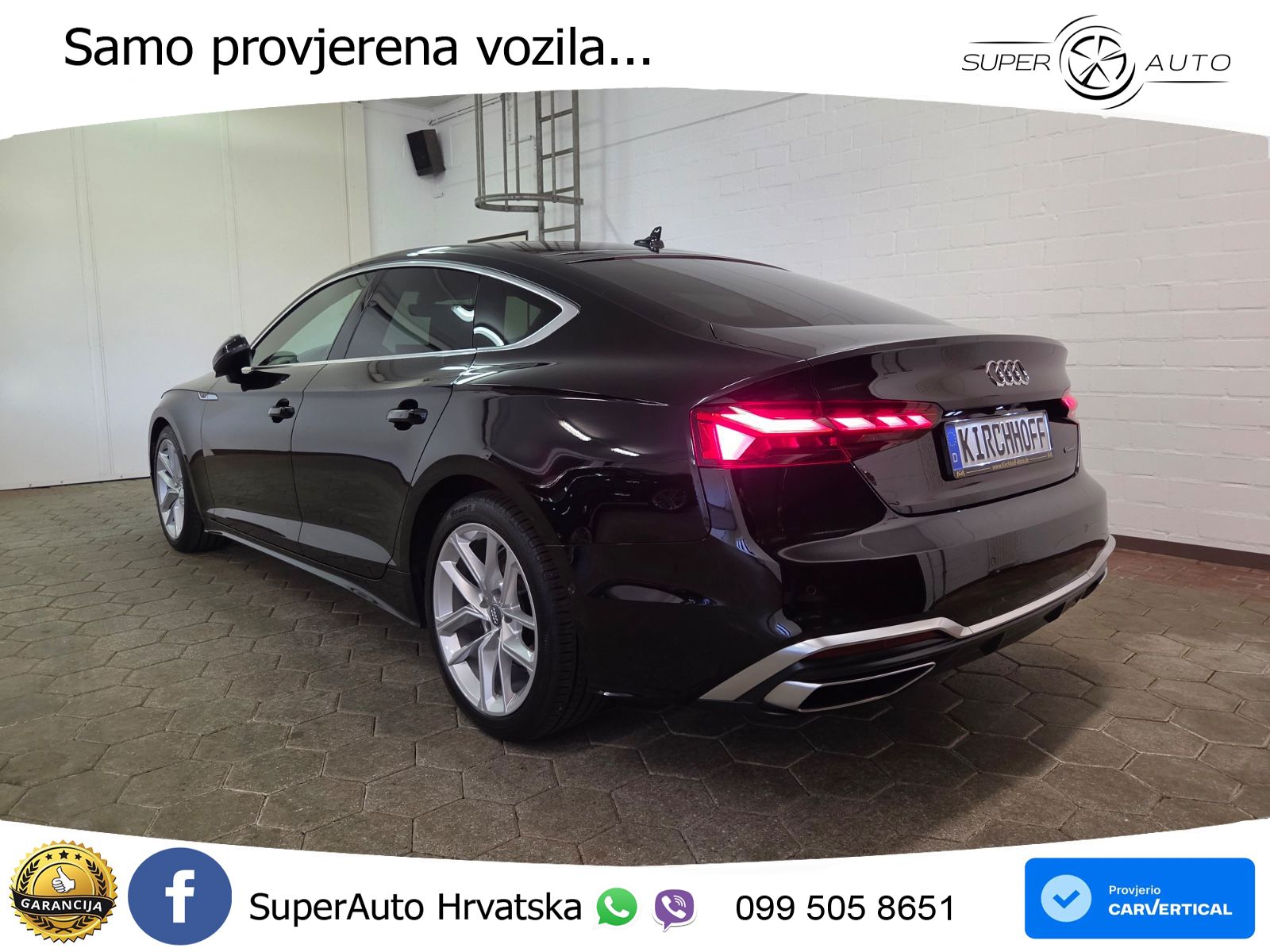 Audi A5 Sportback 40 TDI (190 KS) quattro ultra S tronic S line LED+GR SJED+ACC