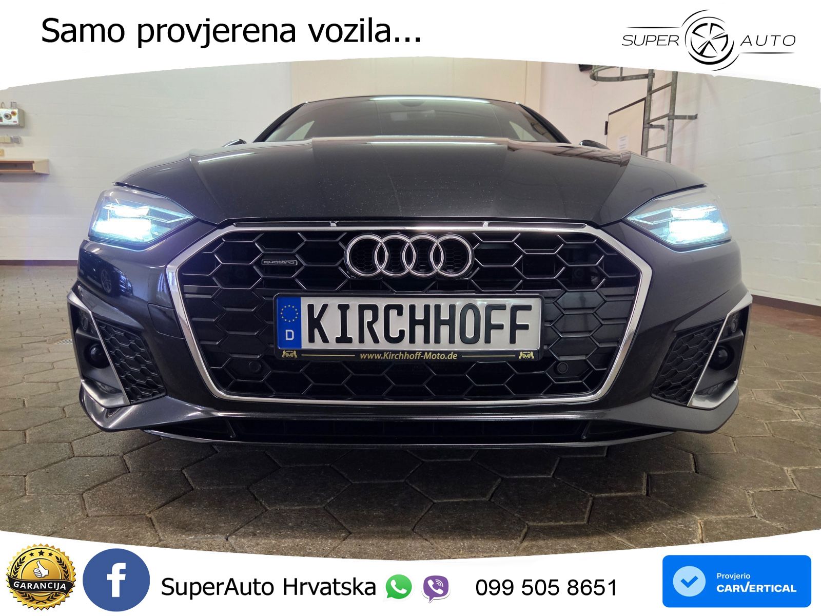 Audi A5 Sportback 40 TDI (190 KS) quattro ultra S tronic S line LED+GR SJED+ACC