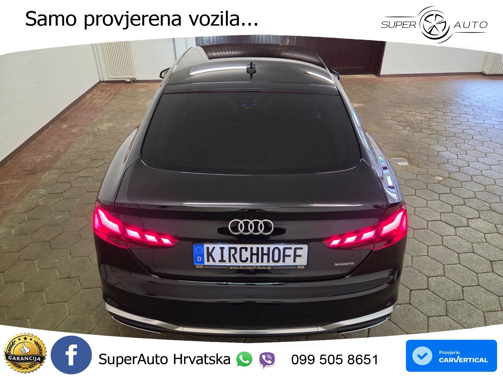 Audi A5 Sportback 40 TDI (190 KS) quattro ultra S tronic S line LED+GR SJED+ACC