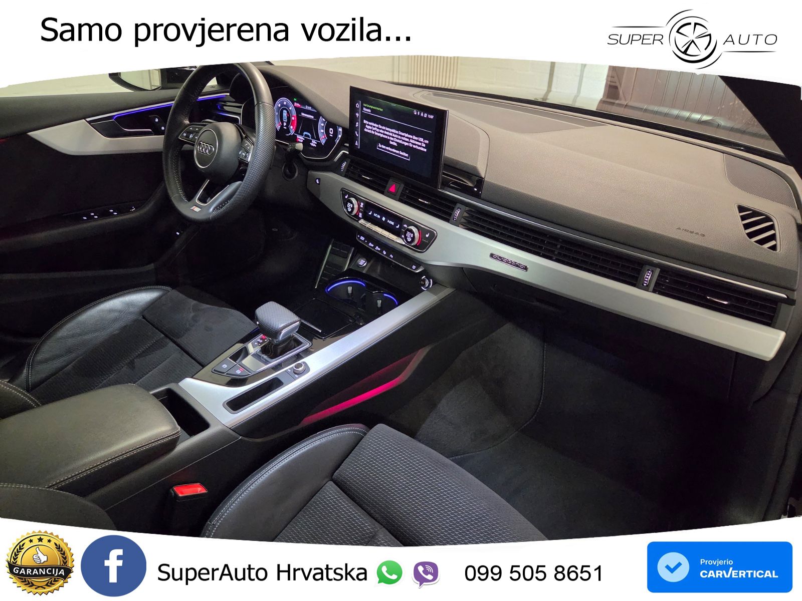 Audi A5 Sportback 40 TDI (190 KS) quattro ultra S tronic S line LED+GR SJED+ACC