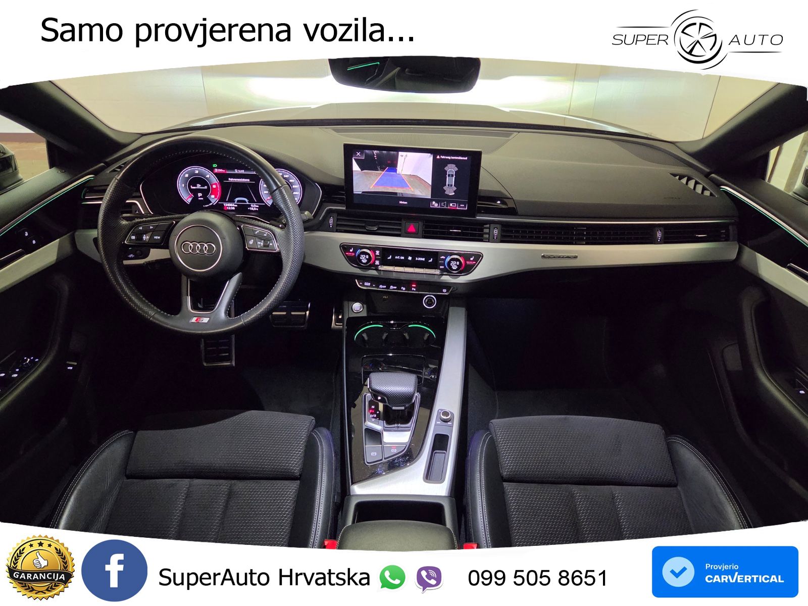 Audi A5 Sportback 40 TDI (190 KS) quattro ultra S tronic S line LED+GR SJED+ACC