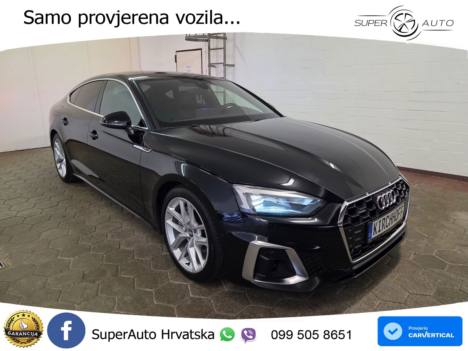 Audi A5 Sportback 40 TDI (190 KS) quattro ultra S tronic S line LED+GR SJED+ACC