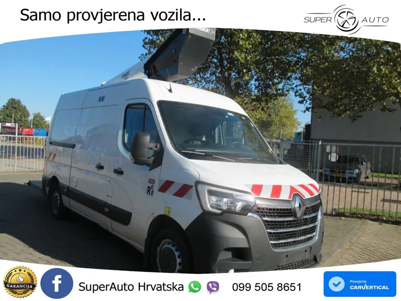Renault Master 2.3DCI Arbeitsbuhne 13.2M Netto €16950,= 145 KS