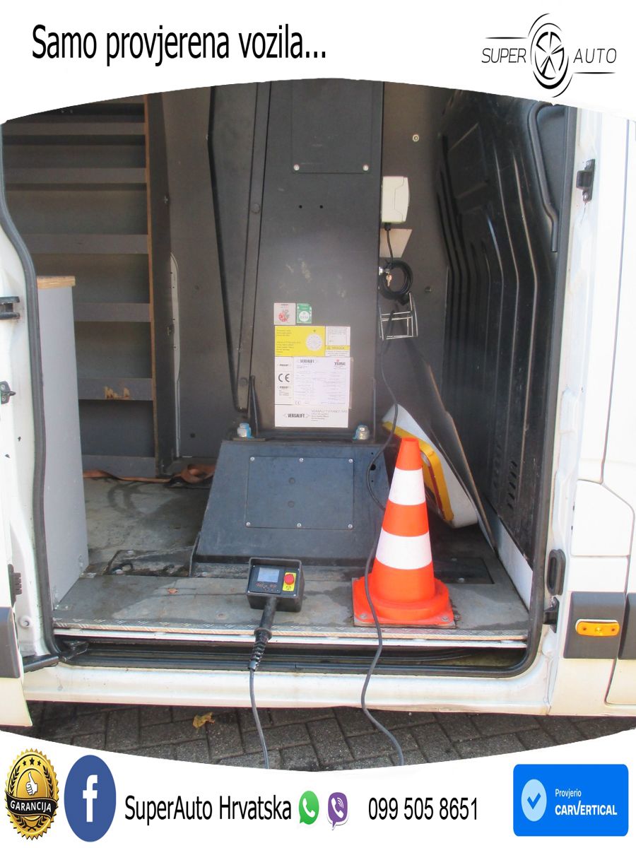 Renault Master 2.3DCI Arbeitsbuhne 13.2M Netto €16950,= 145 KS
