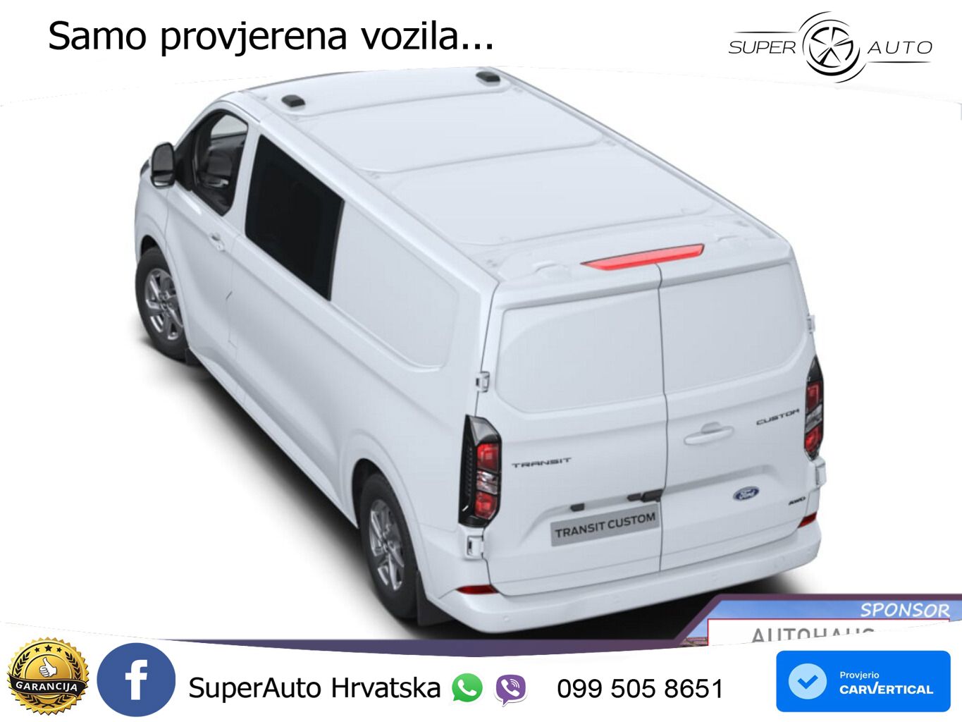 Ford Transit Custom DCiV Aut Limited L2 LED UVP-35%* 170 KS