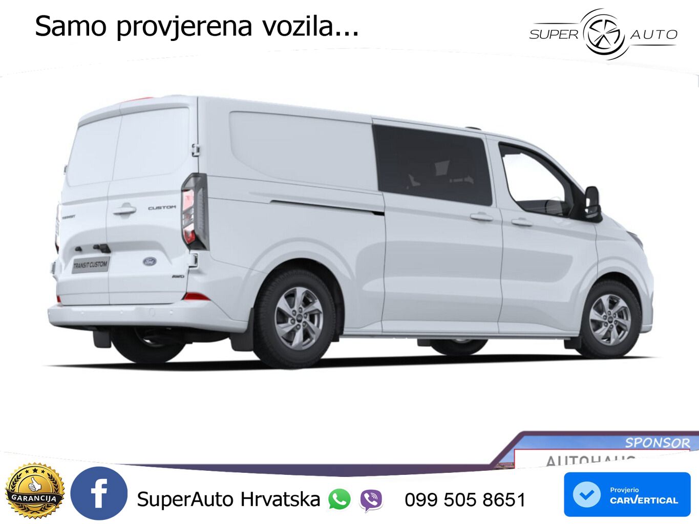 Ford Transit Custom DCiV Aut Limited L2 LED UVP-35%* 170 KS