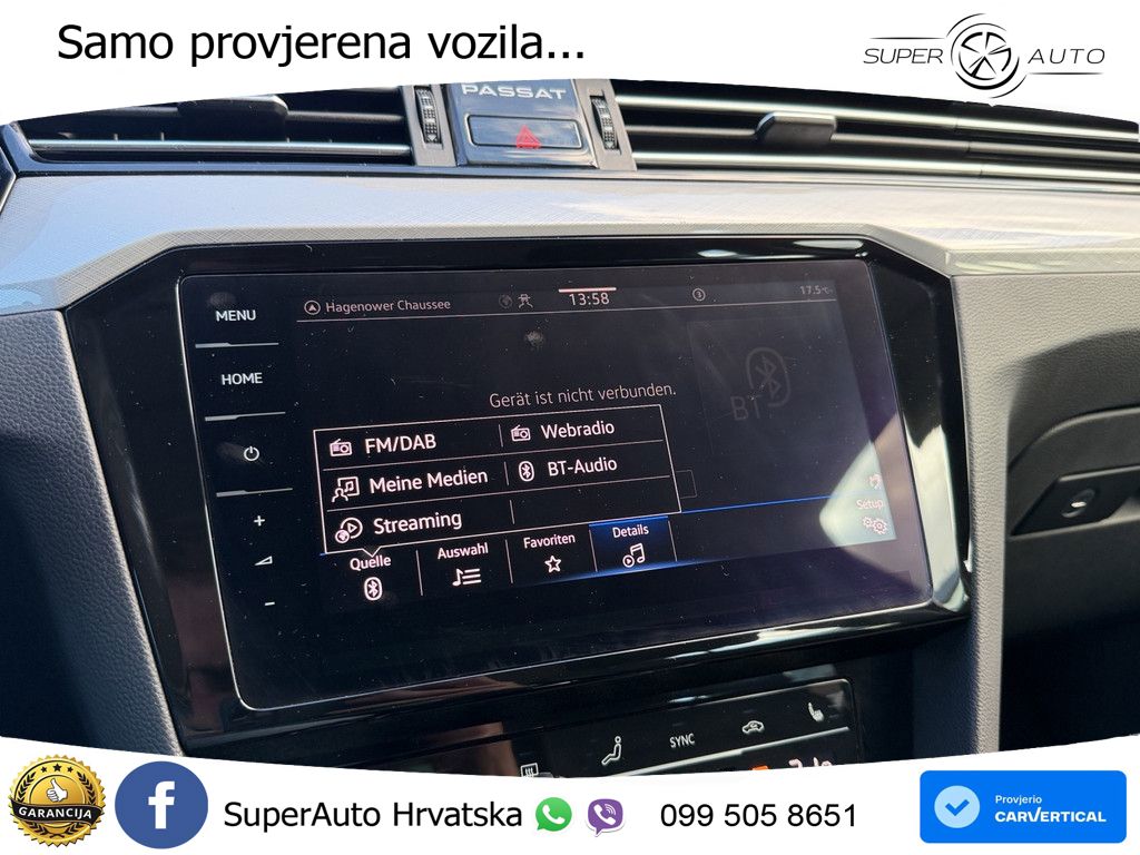 Volkswagen Passat Variant 2.0 TDI (150 KS) DSG Business LED+GR SJED+ACC